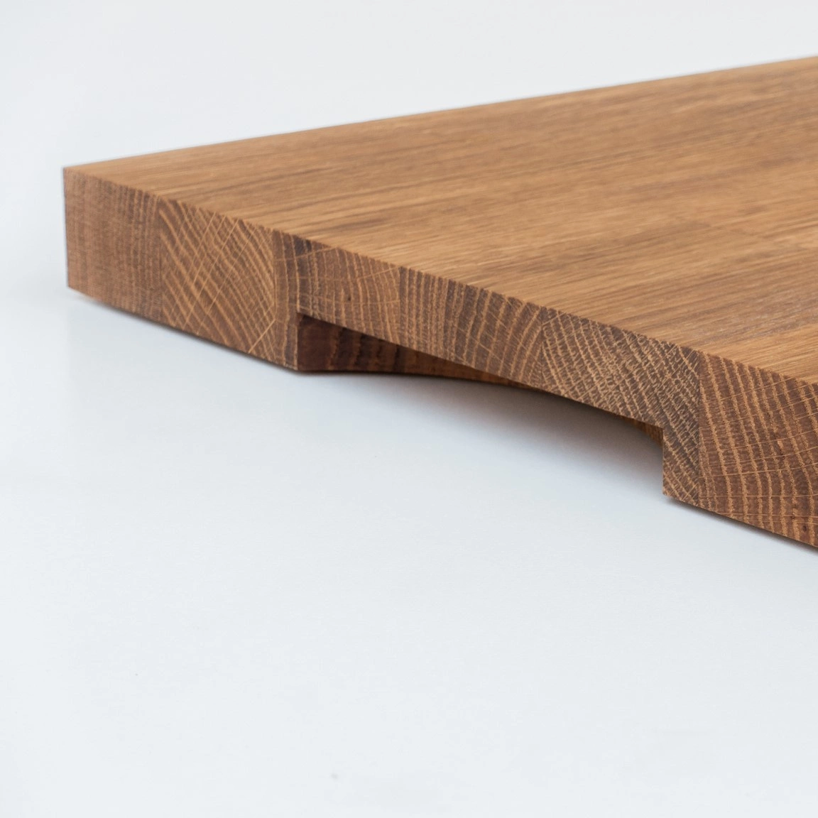 Planche à découper épaisse chêne massif 45×30×3cm – Usage intensif, finition cire dure