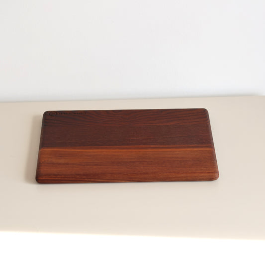 Planche à découper en frêne thermotraité 25 x 18 cm gravée Le Beau Marius